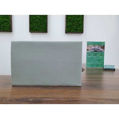 Простыня на резинке Clasy 120*200см. + наволочка 50*70 см, цвет светло зеленый,  хлопок
